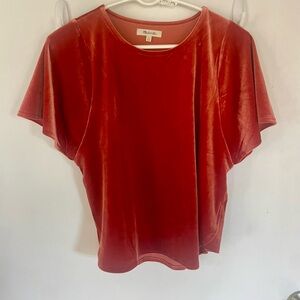 Madewell Burnt Orange Short Sleeve Tee